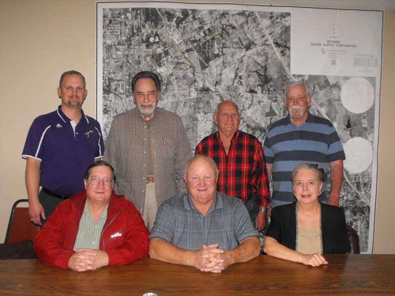 Board of Directors (Back Row Left to Right) Chris Magee, Joe Marcum, John Daniel and Bobby Pinkerton (Front Row Left to Right) Jerry Shaw, James (Bud) Pearce and Nancy Owen *not pictured Jerry Pritchard